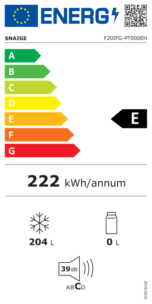 Freezer Snaige F20IFG-PT000EH